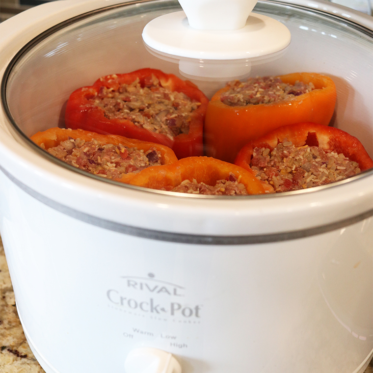 Stuffed Peppers Crock-Pot Recipe