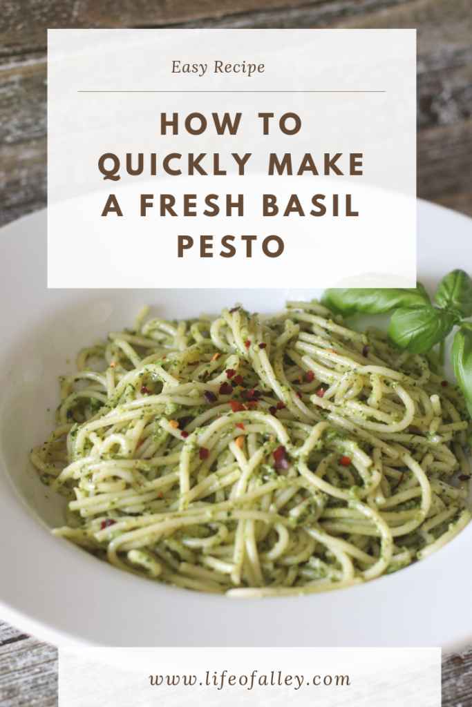 How to Quickly Make a Fresh Basil Pesto