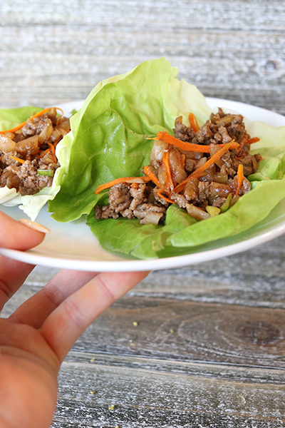 How To Make Ground Beef Asian Lettuce Wraps