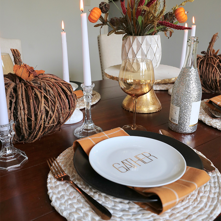 Tips To Create A Classic Autumn Tablescape-salad plates