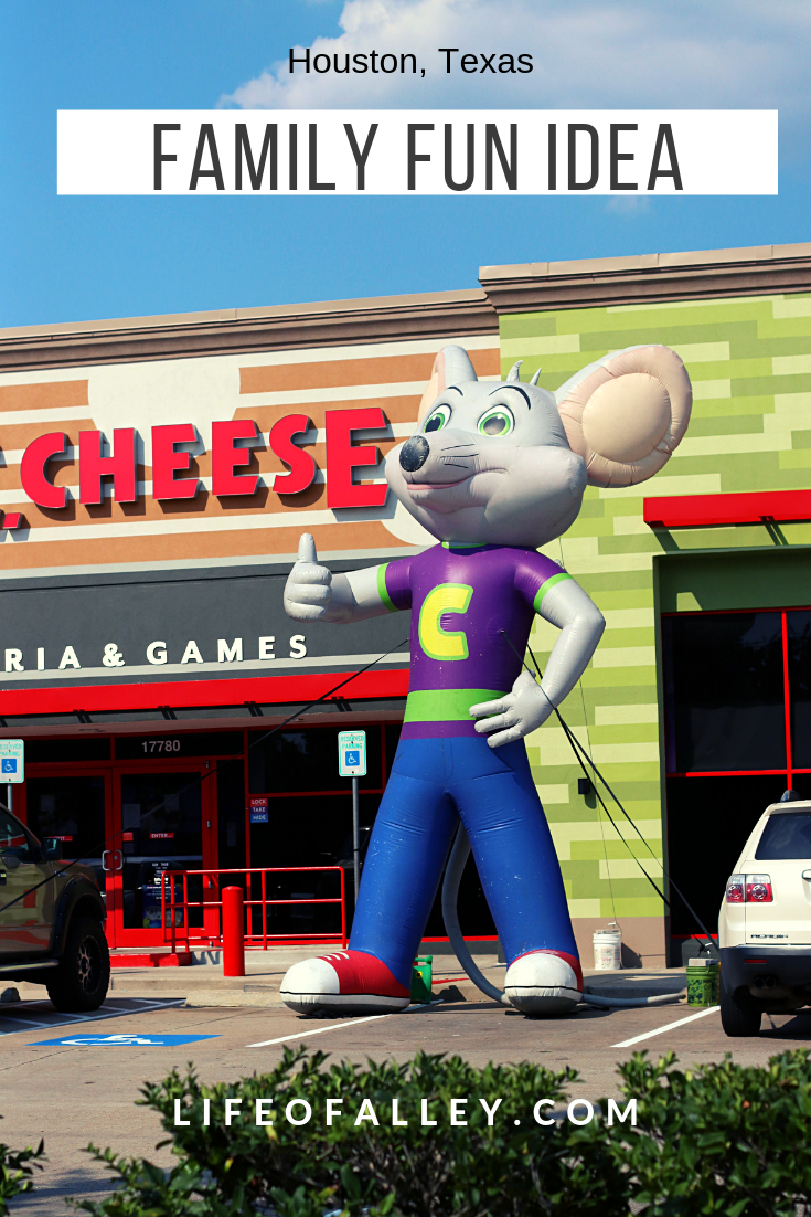 Family Fun In Houston- Chuck E. Cheese