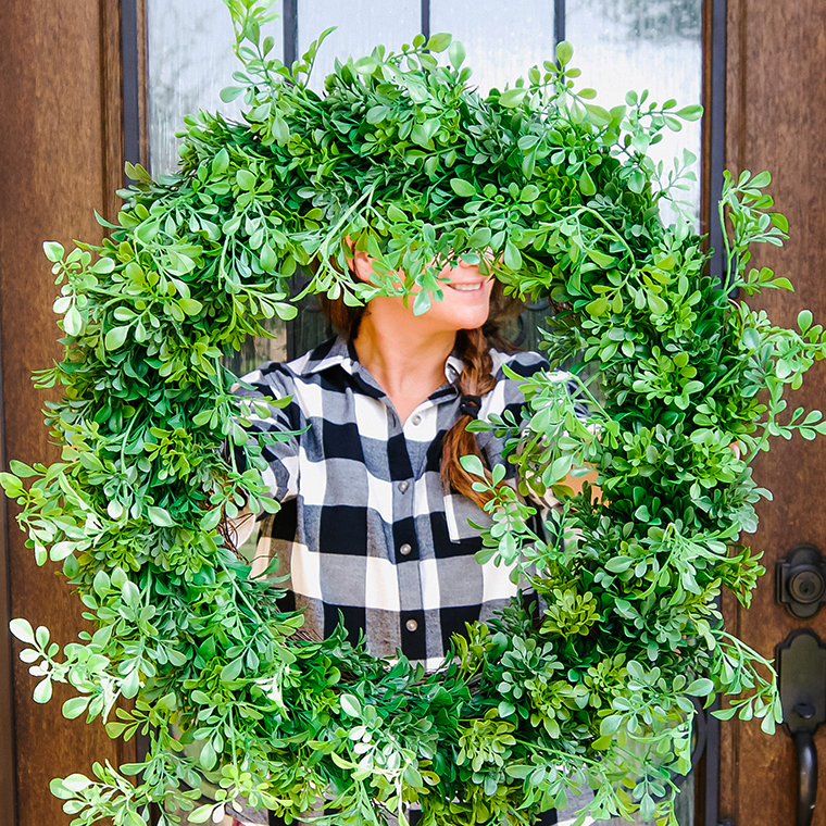 Boxwood wreath